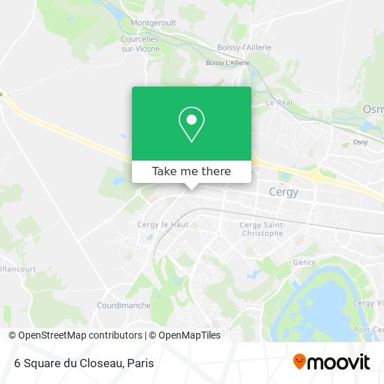 6 Square du Closeau map