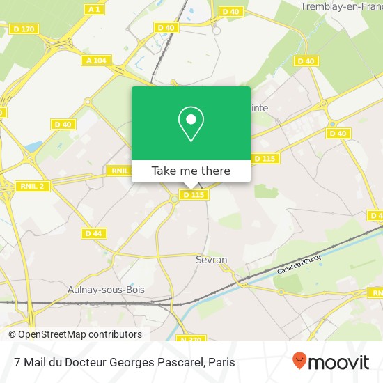 7 Mail du Docteur Georges Pascarel map