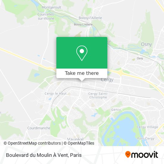 Boulevard du Moulin À Vent map