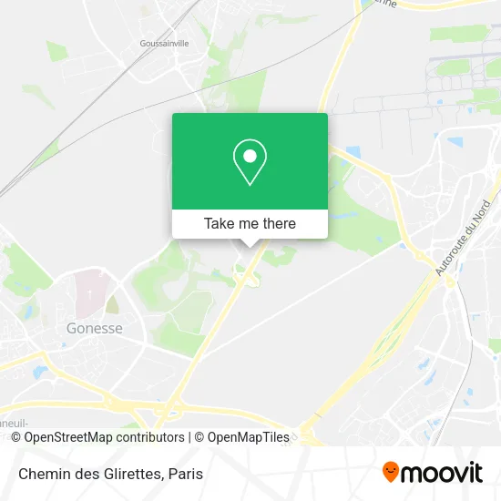 Chemin des Glirettes map