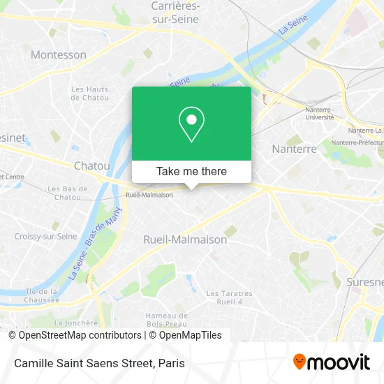 Rue Camille Saint Saens map