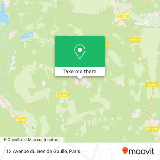 Mapa 12 Avenue du Gén de Gaulle