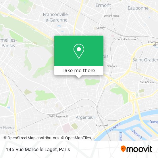 Mapa 145 Rue Marcelle Laget