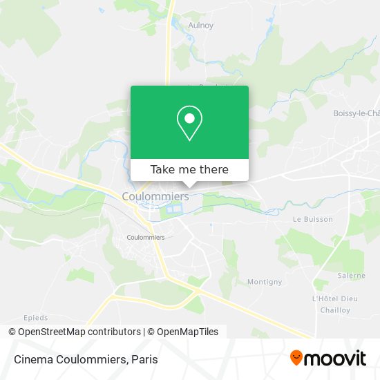 Cinema Coulommiers map