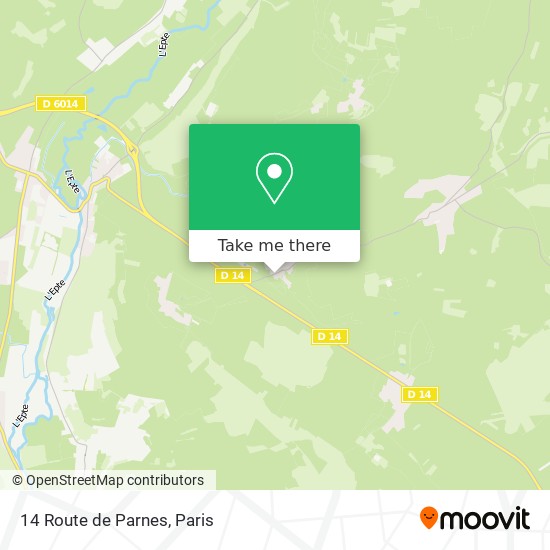 14 Route de Parnes map