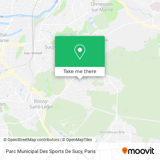 Parc Municipal Des Sports De Sucy map