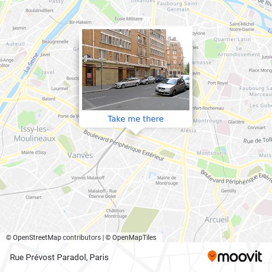 Rue Prévost Paradol map