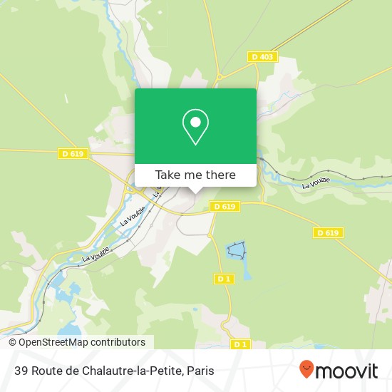 39 Route de Chalautre-la-Petite map