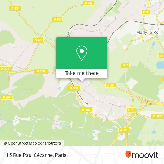 15 Rue Paul Cézanne map