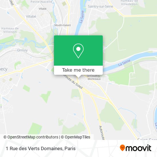 1 Rue des Verts Domaines map