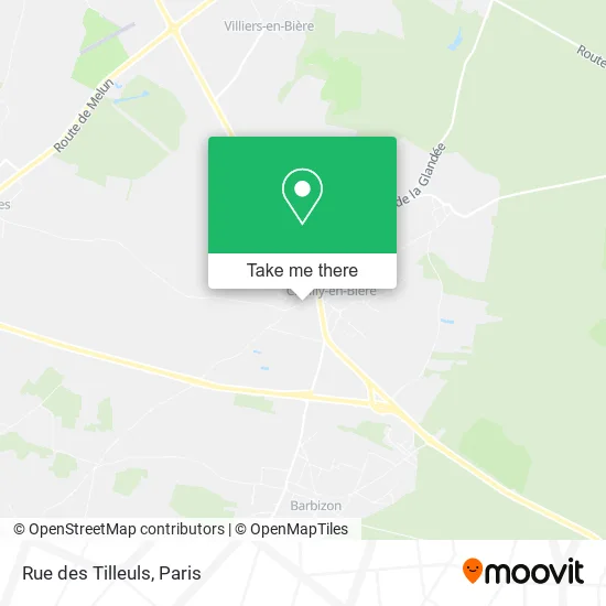 Rue des Tilleuls map