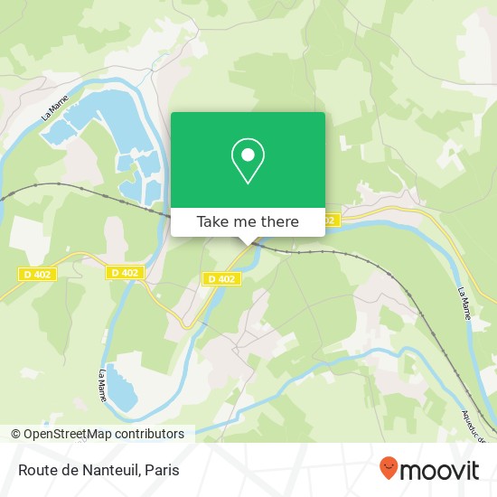 Route de Nanteuil map