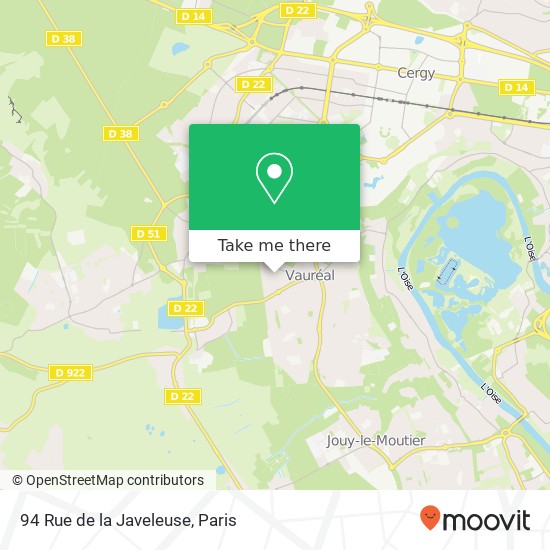 94 Rue de la Javeleuse map