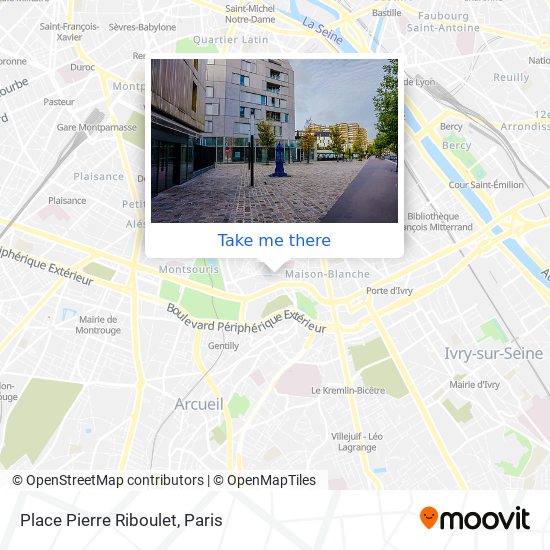 Mapa Place Pierre Riboulet