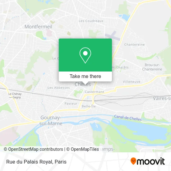 Rue du Palais Royal map