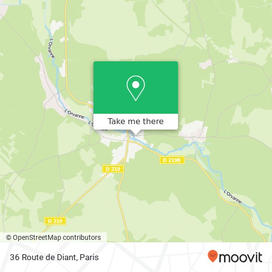 36 Route de Diant map