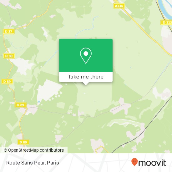 Route Sans Peur map