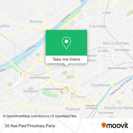 36 Rue Paul Prouteau map