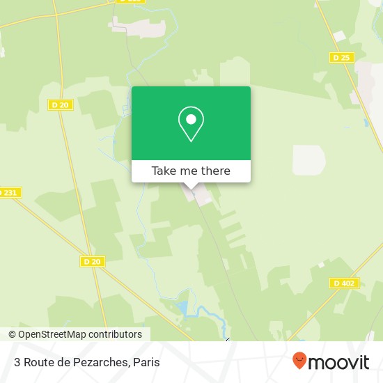 3 Route de Pezarches map