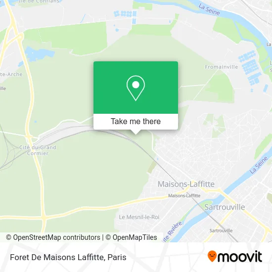 Foret De Maisons Laffitte map