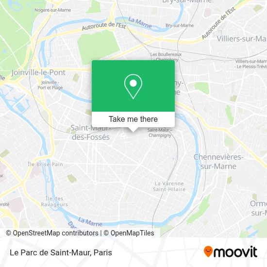Le Parc de Saint-Maur map