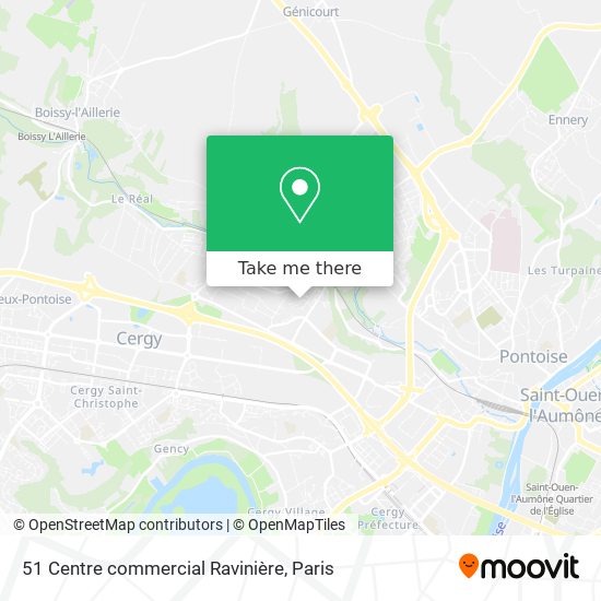 51 Centre commercial Ravinière map