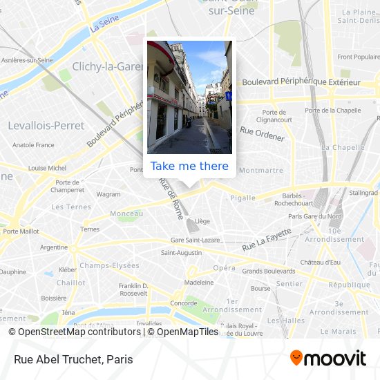 Rue Abel Truchet map