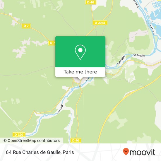 64 Rue Charles de Gaulle map