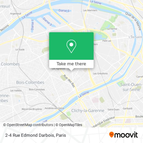 Mapa 2-4 Rue Edmond Darbois