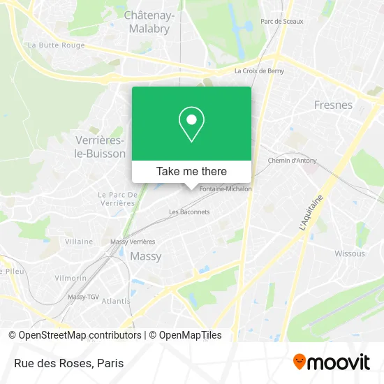 Rue des Roses map