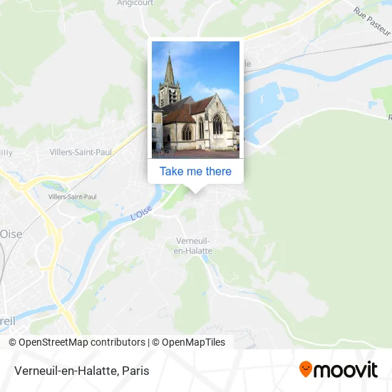 Mapa Verneuil-en-Halatte