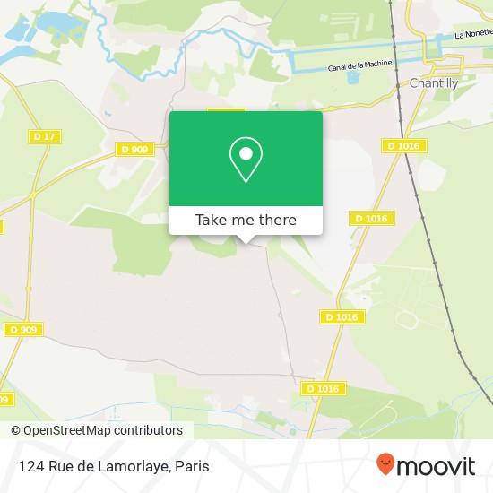 124 Rue de Lamorlaye map