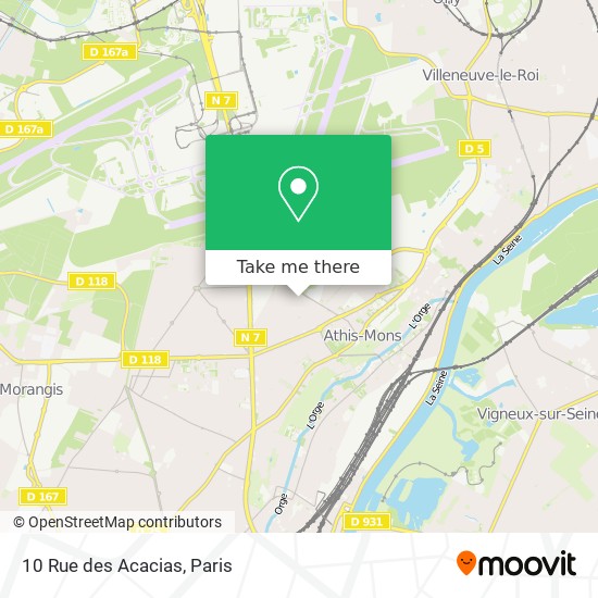 10 Rue des Acacias map