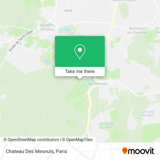 Chateau Des Mesnuls map