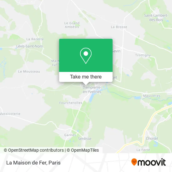 La Maison de Fer map