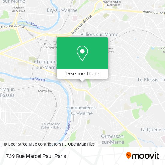 Mapa 739 Rue Marcel Paul