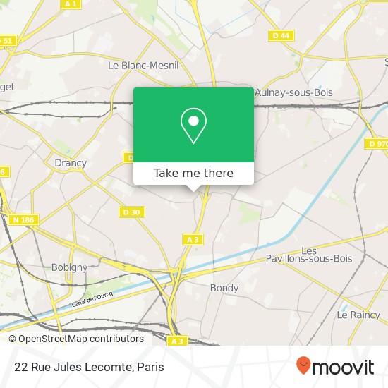 22 Rue Jules Lecomte map