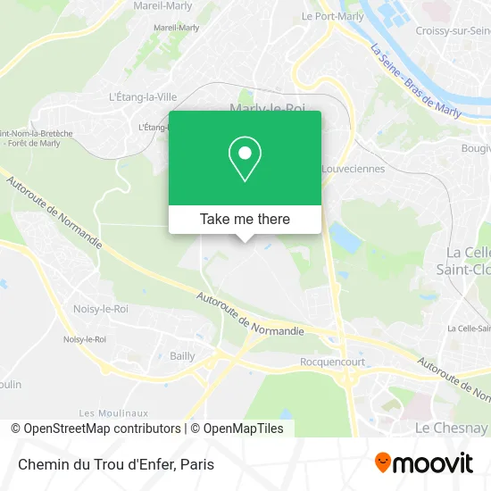 Chemin du Trou d'Enfer map