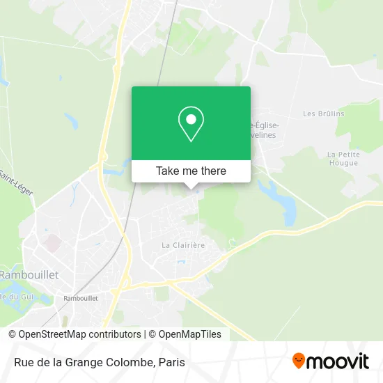 Rue de la Grange Colombe map