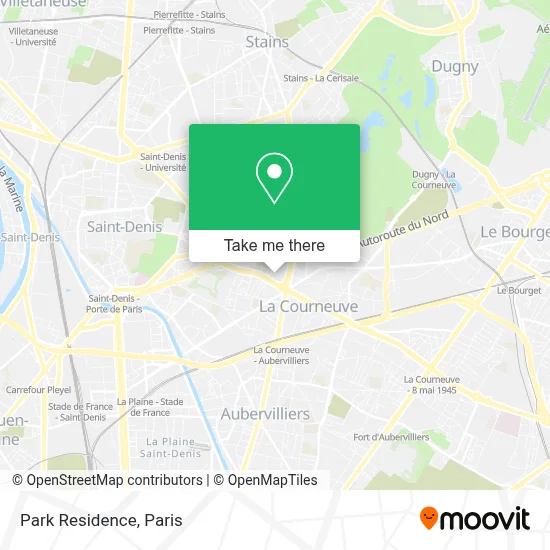 Résidence du Parc map