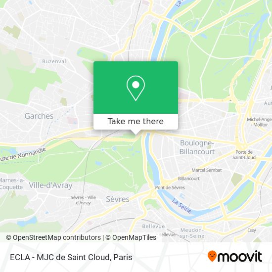 Mapa ECLA - MJC de Saint Cloud