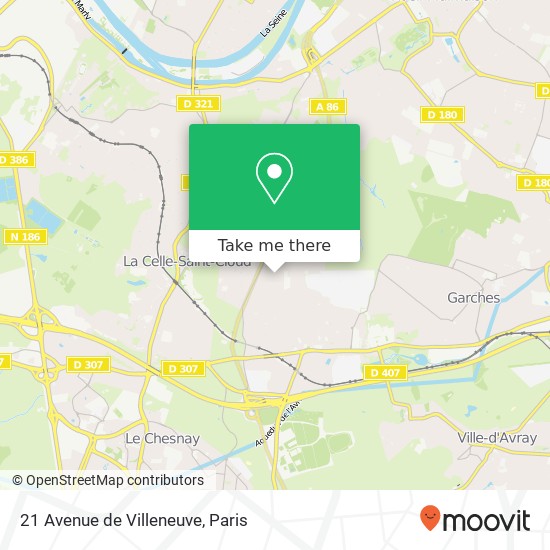 21 Avenue de Villeneuve map