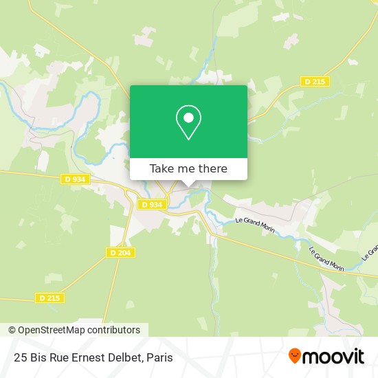 25 Bis Rue Ernest Delbet map