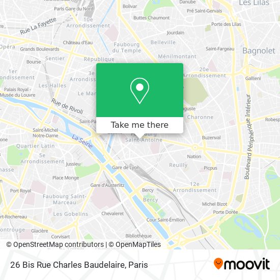 26 Bis Rue Charles Baudelaire map