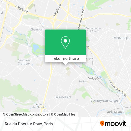 Mapa Rue du Docteur Roux