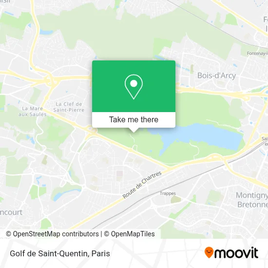 Golf de Saint-Quentin map