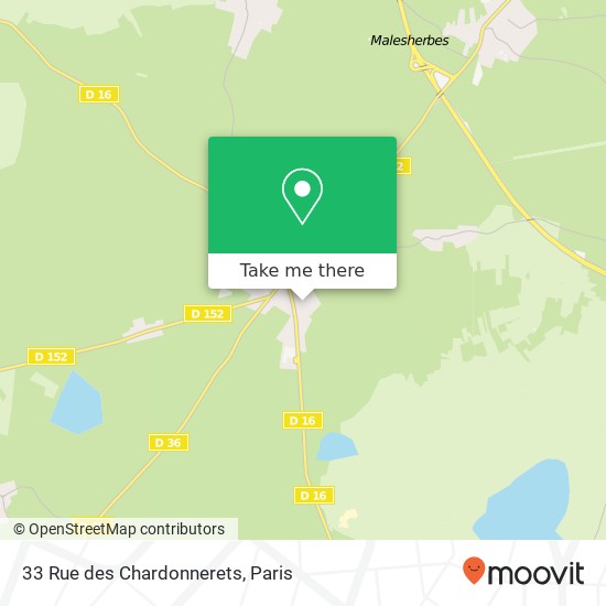 33 Rue des Chardonnerets map