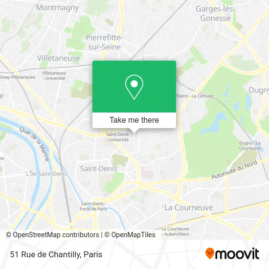 51 Rue de Chantilly map