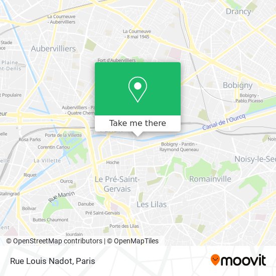 Rue Louis Nadot map