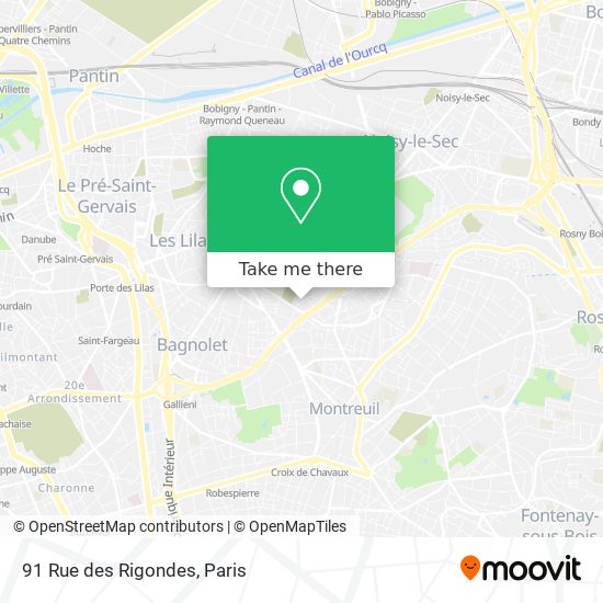 91 Rue des Rigondes map